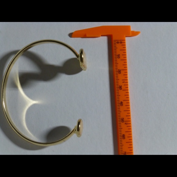 Banana republic bangle cuff gold cream brown - Picture 5 of 14